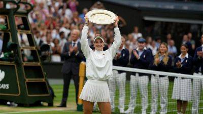 Marketa Vondrousova becomes first unseeded woman to win Wimbledon: ‘Tennis is crazy’