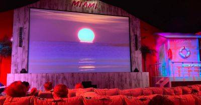 Manchester's Miami Beach themed Backyard Cinema where kids can watch Barbie for £6 a ticket this summer