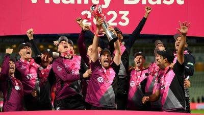 T20 Blast Finals Day: Somerset crowned champions after edging Essex in thrilling final at Edgbaston