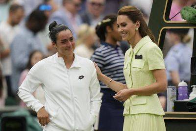 Kate Middleton - Ons Jabeur - Kim Clijsters - Jabeur grateful for Princess of Wales hug after suffering 'most painful loss of my career' - thenationalnews.com - Britain - France - Belgium - Usa - Australia - Tunisia - Czech Republic - New York