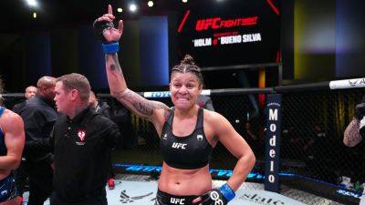 Mayra Bueno Silva stops Holly Holm at UFC Vegas 77, calls out Julianna Pena for bantamweight title fight