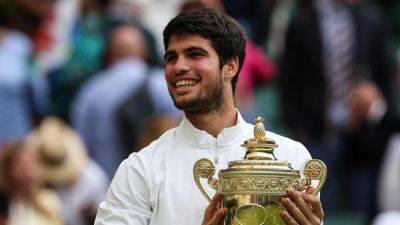 Carlos Alcaraz - Wimbledon 2023: Carlos Alcaraz celebrates 'a dream come true' as Novak Djokovic praises 'amazing' new champion - eurosport.com