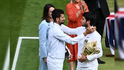 Novak Djokovic Lavishes Ultimate "Me, Federer, Nadal" Praise On Wimbledon Winner Carlos Alcaraz