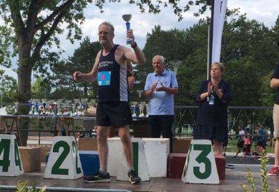 Founding member of Canterbury Harriers Roy Gooderson competes at Le Touquet 10k race for 30th year in a row