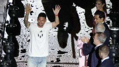 Lionel Messi - David Beckham - Inter Miami - Jorge Más - Messi hailed as 'America's number 10' as he greets rapturous Miami fans - channelnewsasia.com - Usa - Argentina - county Miami