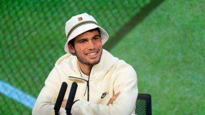 Roger Federer - Rafael Nadal - Carlos Alcaraz - Novak Djokovic - Carlos Alcaraz Reacts To Novak Djokovic's "Crazy" 'Me, Federer, Nadal' Praise After Wimbledon Win - sports.ndtv.com - Usa - Australia