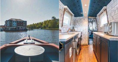 Inside the beautiful houseboat you can buy for £75,500 that's ready to move straight onto