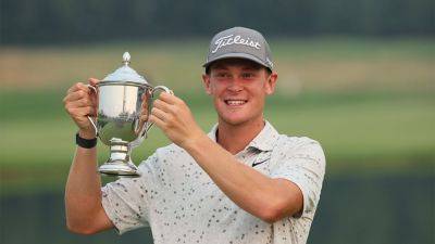 Vincent Norrman hangs on to win Barbasol Championship over Nathan Kimsey in sudden death
