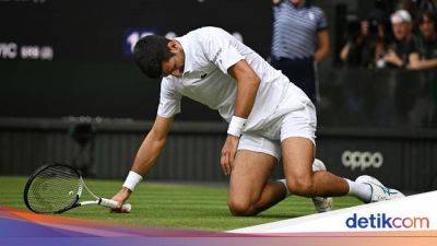 Novak Djokovic - Djokovic Banting Raket di Final Wimbledon, Didenda Rp 119 Juta - sport.detik.com - France - Usa - Australia