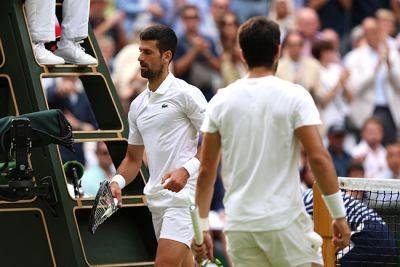 Carlos Alcaraz - Novak Djokovic - Djokovic fined for angry racquet-smashing tirade in Wimbledon final - news24.com - Spain - Serbia