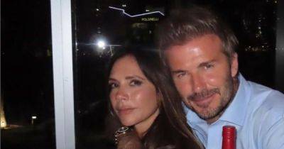 Victoria Beckham laughs 'he's not a natural' as she shares David fail while he tells of sweet conversation with 'pretty lady'