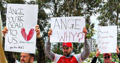Arsenal Aussies declare Ange is 'dead to us' after Tottenham switch in hilarious protest aimed at former Celtic boss