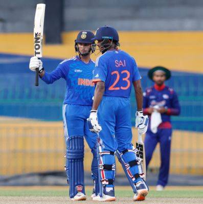 ACC Emerging Asia Cup 2023: India A To Face Pakistan A In Thrilling Clash