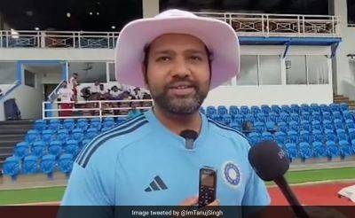 Rohit Sharma - "Transition Has To Happen": Rohit Sharma Gives Playing XI Clarity Ahead Of 2nd Test vs West Indies - sports.ndtv.com - India - Dominica