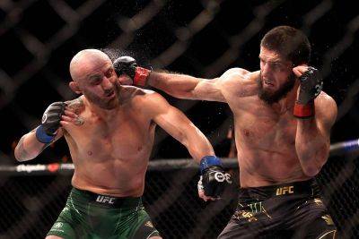 Islam Makhachev and Alexander Volkanovski jostle for possible UFC clash in Abu Dhabi