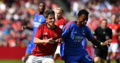 'Better than Gavi' - Manchester United fans go wild after youngster shines in Lyon fixture