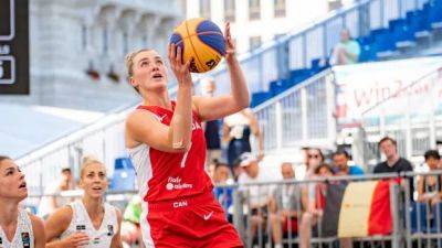 Canada perfect in group stage of 3x3 basketball Women's Series stop in Bordeaux