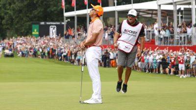 Rickie Fowler wins Rocket Mortgage Classic in play-off to end long barren run