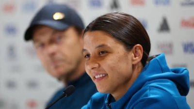 Sam Kerr - Tony Gustavsson - Australia captain Kerr ruled out of two games at World Cup with injury - channelnewsasia.com - Australia - Ireland - Nigeria - county Kerr