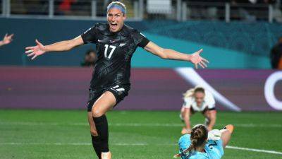 Gianni Infantino - Eden Park - New Zealand claim historic win against Norway in Women’s World Cup opener - france24.com - Switzerland - Australia - Norway - New Zealand - Philippines