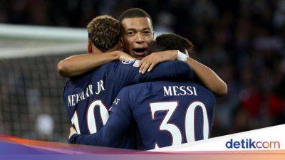 Lionel Messi - Kylian Mbappe - David Beckham - Luis Figo - parís saint Germain - Les Parisiens - Neymar: Trio MNM Gagal karena... - sport.detik.com