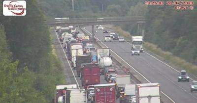 Air ambulance lands and person rushed to hospital after serious crash on A449 between Raglan and Usk