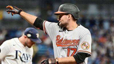 Randy Arozarena - Orioles alone atop AL East after 10-inning win over slumping Rays - ESPN - espn.com - Usa - county Bay