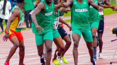 Nigeria’s 4x100m men’s squad in last chance salon in Cotonou today