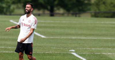 What Bruno Fernandes said in his first training session as Manchester United captain