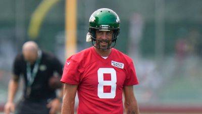 Aaron Rodgers - Seth Wenig - Allen Lazard - Aaron Rodgers taking more patient approach as he begins first training camp with Jets - foxnews.com - New York - state New Jersey - county Green - county Park