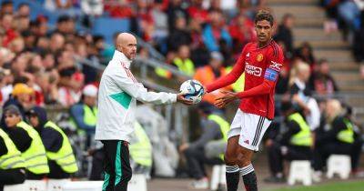 'Not scared' - Raphael Varane praises Erik ten Hag for Manchester United captaincy change