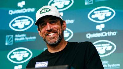 Aaron Rodgers - Mike Stobe - Aaron Rodgers says joining Jets has ‘rejuvenated’ him, hints at playing beyond 2023 - foxnews.com - New York - state Wisconsin - state New Jersey - county Park