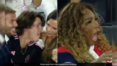 Watch: Serena Williams, David Beckham Bamboozled As Lionel Messi Hits Stunner In Inter Miami Debut
