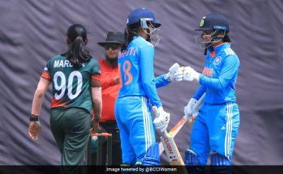 Harmanpreet Kaur - India-Bangladesh Third Women's ODI Ends In Thrilling Tie, Teams Share Trophy - sports.ndtv.com - India - Bangladesh