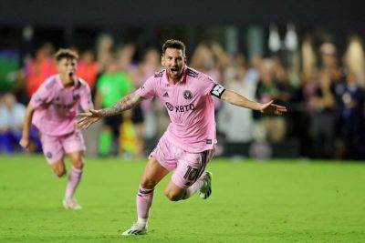 Lionel Messi rifles home last-minute winner during star-studded Inter Miami debut