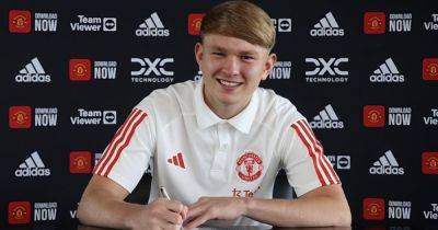 Manchester United youngster Finley McAllister signs first professional contract