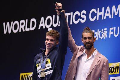 Frenchman Marchand smashes Phelps's last remaining world record