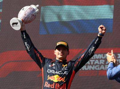 Max Verstappen - Lewis Hamilton - Sergio Perez - Alain Prost - Relentless Max Verstappen makes it seven in a row after Hungarian GP victory - thenationalnews.com - Hungary