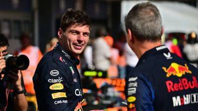 Max Verstappen - Sergio Perez - Verstappen's trophy smashed after Red Bull break F1 record - channelnewsasia.com - Hungary