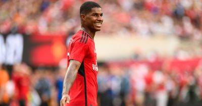 What Marcus Rashford did at the end of Manchester United's pre-season friendly win over Arsenal