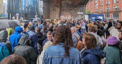 Barbie fans forced out in the rain as Manchester cinema is evacuated - manchestereveningnews.co.uk