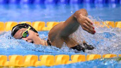 Katie Ledecky - Summer Macintosh - Summer McIntosh held off of 400m freestyle podium, Titmus sets new world record - cbc.ca - Usa - Australia - Japan - New Zealand