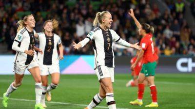 Alexandra Popp - Popp doubles down as Germany maul Morocco 6-0 - channelnewsasia.com - Qatar - Germany - Colombia - Morocco - South Korea