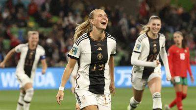 Alexandra Popp - Women's World Cup: Germany's goal fest against Morocco as Italy beat Argentina - euronews.com - Sweden - Germany - Italy - Colombia - Argentina - South Africa - Morocco