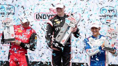 Josef Newgarden completes IndyCar Series weekend sweep with wins at Iowa Speedway