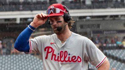 Philadelphia Phillies - Bryce Harper - Rob Thomson - Phillies avoid getting swept with extra innings win over Guardians - foxnews.com - county Cleveland