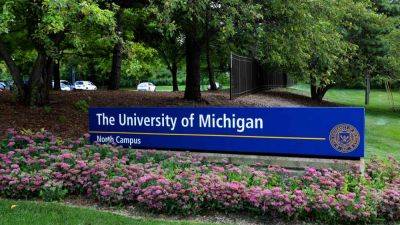 University of Michigan's president condemns antisemitic vandalism at 2 off-campus fraternity houses
