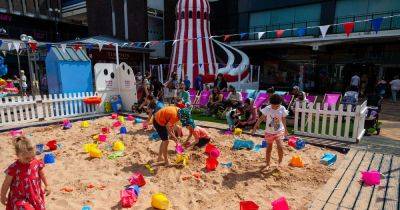 There’s a free beach you can visit in Greater Manchester during the school holidays