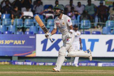Abdullah Shafique and record-setting Saud Shakeel put Pakistan on top in second SL Test