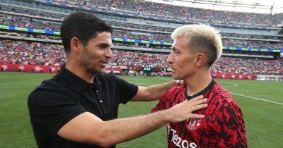 What Mikel Arteta said to Manchester United defender Lisandro Martinez after Arsenal fixture